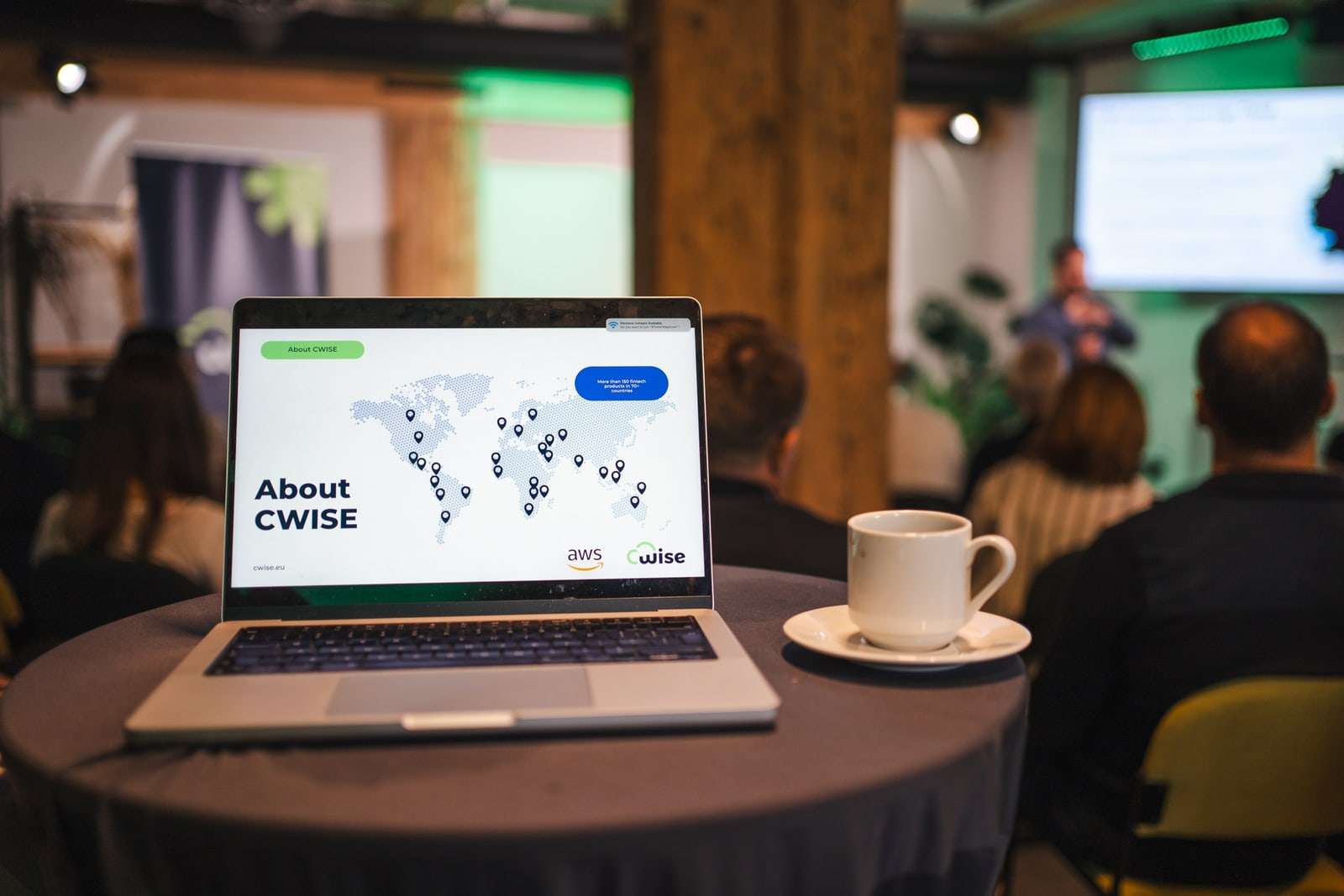 A previous Fintech Latvia Association event